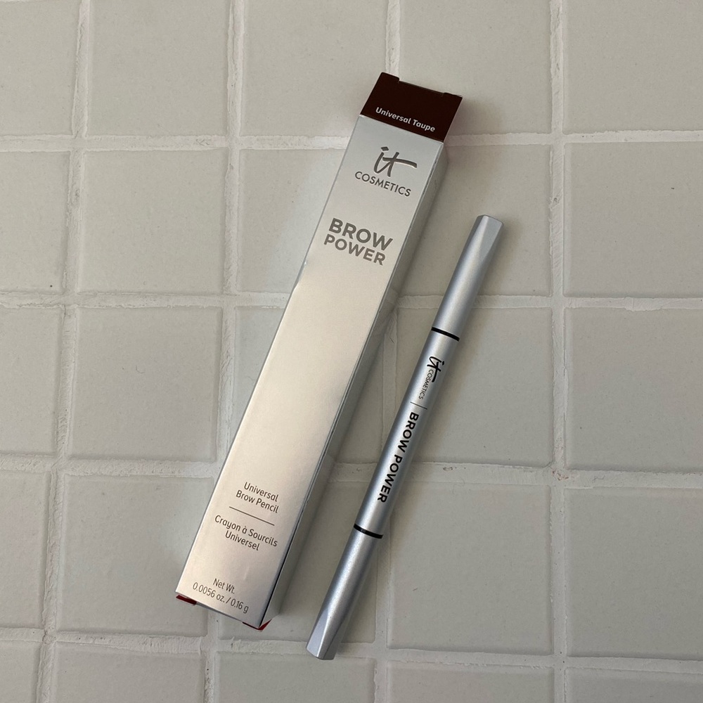 NIB IT Cosmetics “Brow Power” Universal Brow Pencil in Universal Taupe